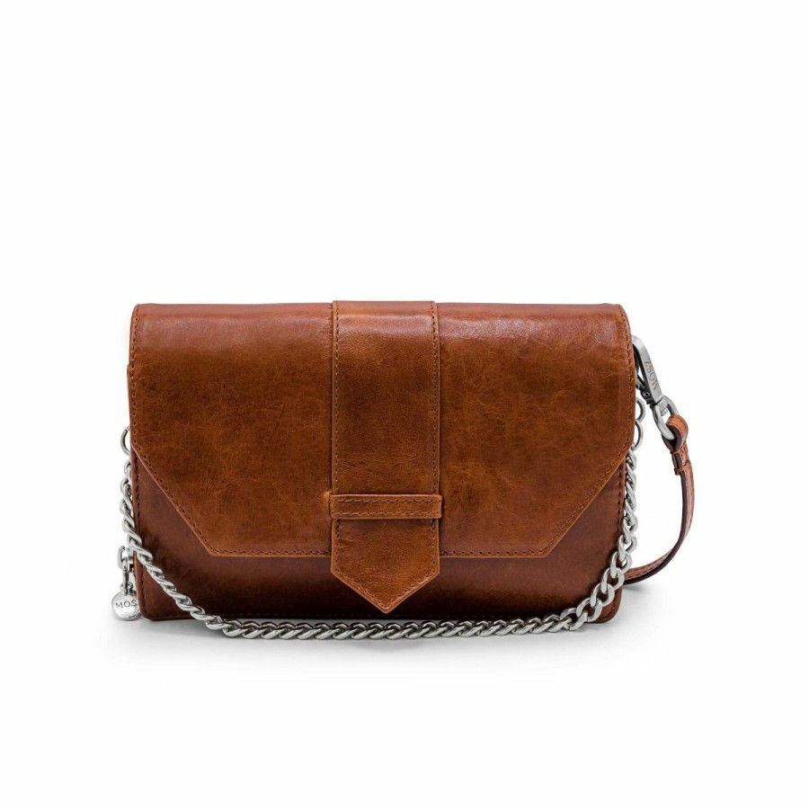 Bags MŌSZ | Mosz Kris Bag Vintage Cognac Zilver