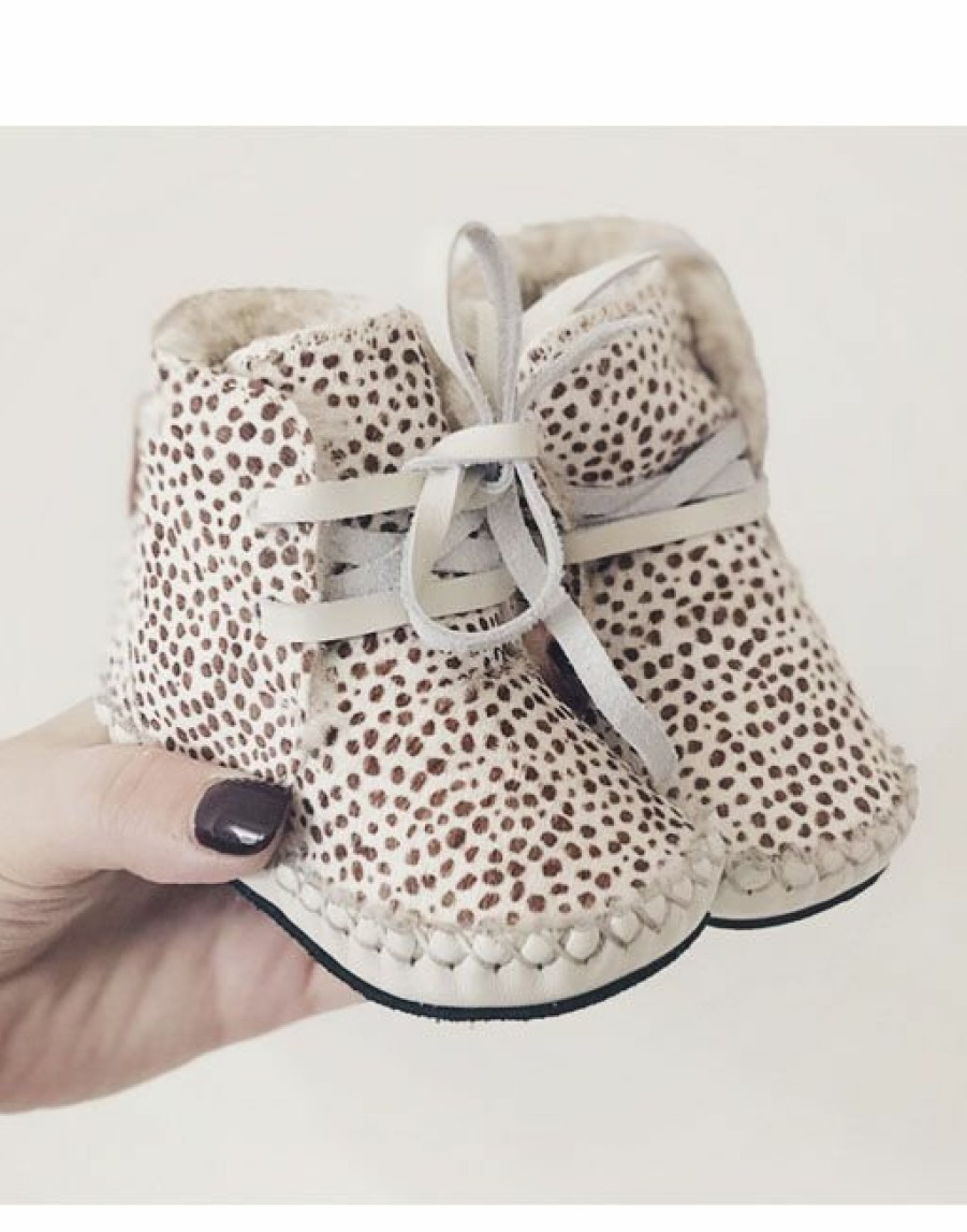 Kinderschoenen Dancing on the Moon Dancing On The Moon | Special Edition Baja Boots - Salted Cream Dots