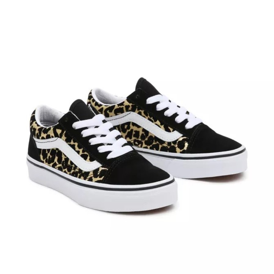 Kinderschoenen Vans Vans | Vans Old Skool Flocked Leopard