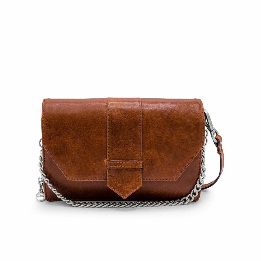 Mama MŌSZ | Mosz Kris Bag Vintage Cognac Zilver