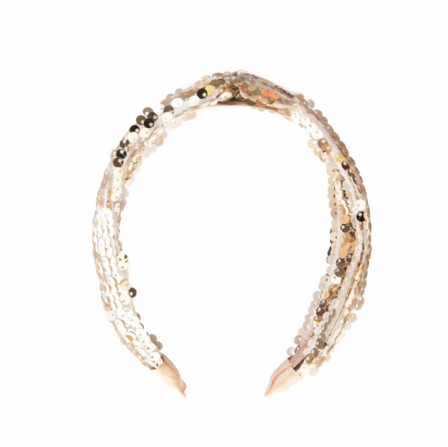 Kerst Tip Rockahula | Sequin Crush Gold Haarband