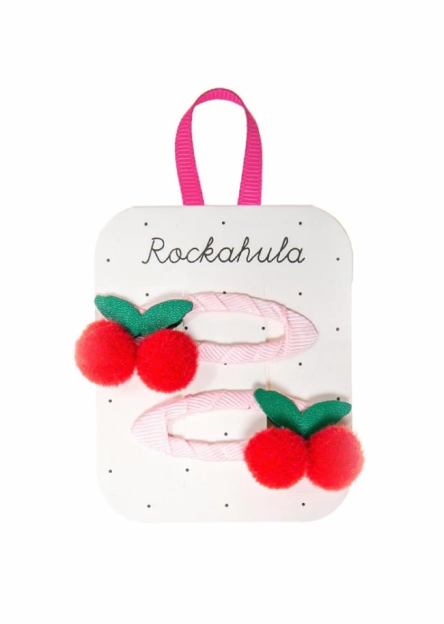 Clothing Rockahula | Sweet Cherry Pom Pom Clips