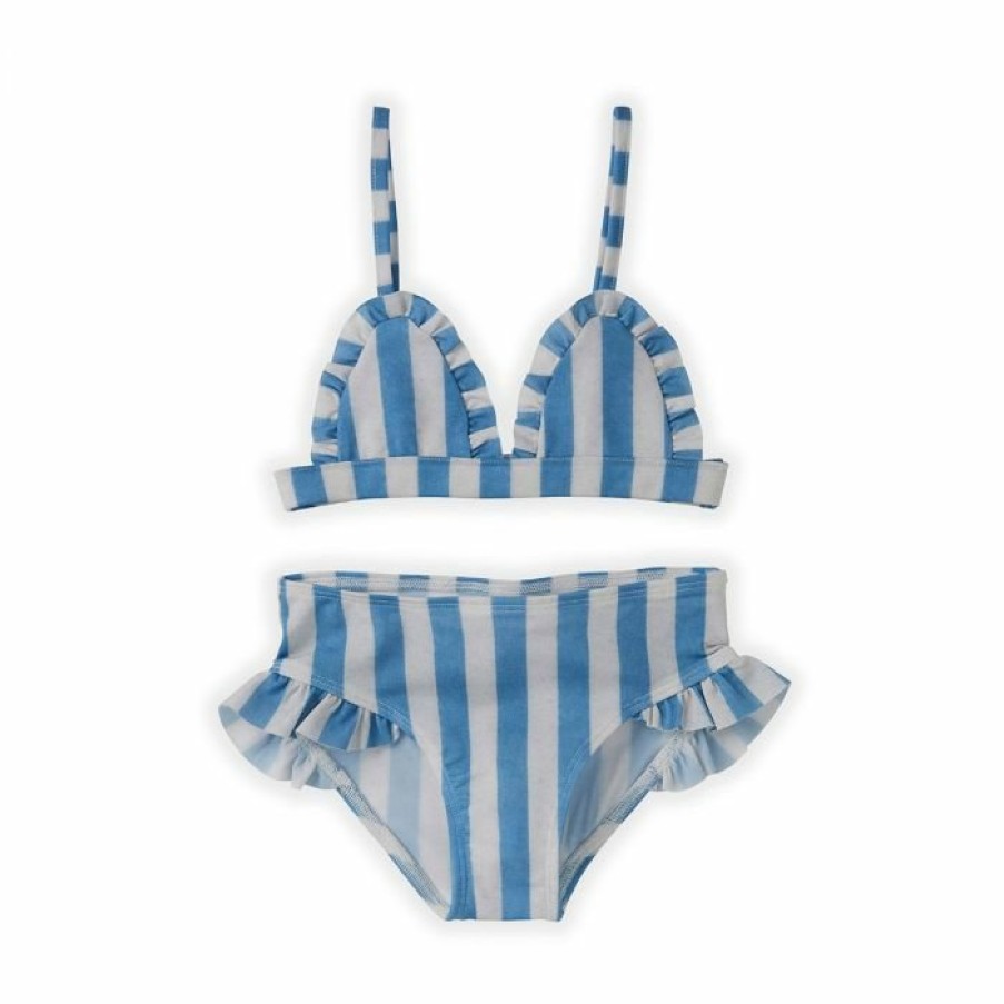 Clothing Sproet & Sprout | Sproet & Sprout - Bikini Denim Stripe