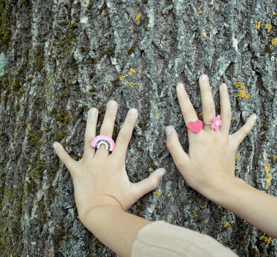 Clothing Rockahula | Hippy Rainbow Ring Set