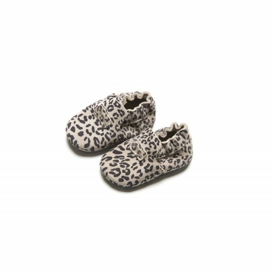 Kinderschoenen Little Legends Mavies | Mockies First Steps Leopard Grey