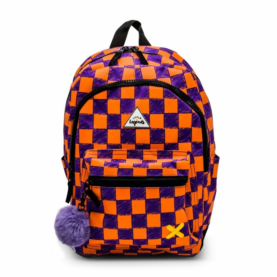 Bags Little Legends | Little Legends Backpack L Multi Checkerboard