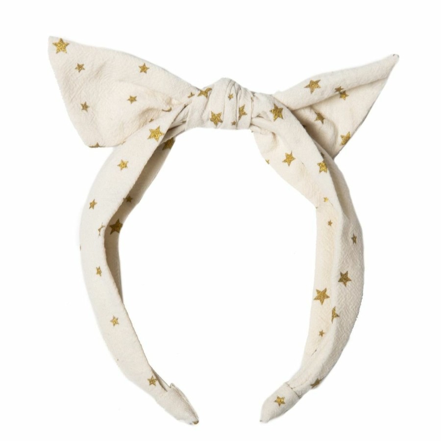 Clothing Rockahula | Scattered Stars Ivory Tie Haarband