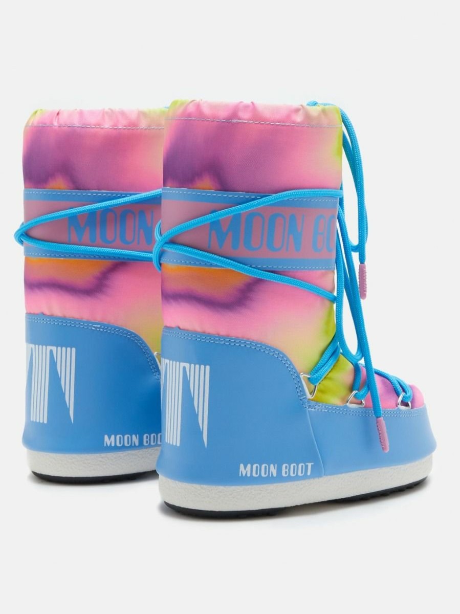 Kinderschoenen Moon Boot Moon Boot | Moon Boot Tie Dye Blauw Kids