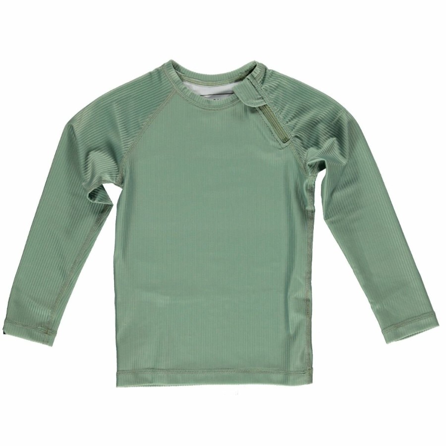 Clothing Beach & Bandits | Uv Longsleeve Basil Ribbed