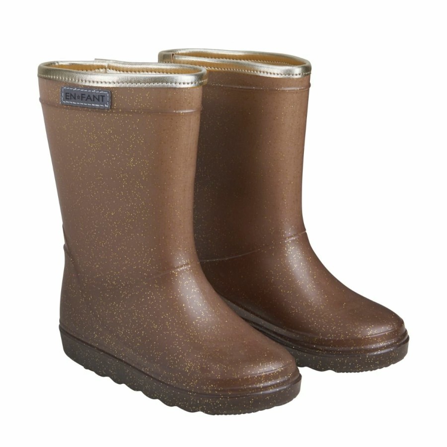 Kerst Tip Enfant | Enfant Thermoboots Coffee Bean Glitter