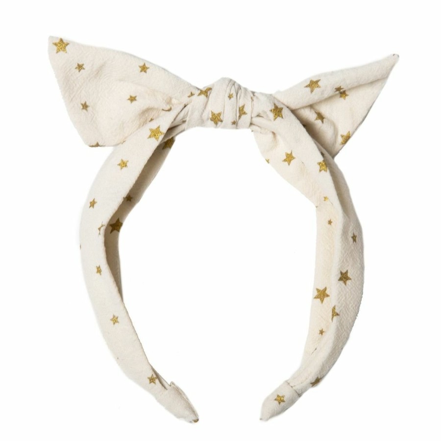 Kerst Tip Rockahula | Scattered Stars Ivory Tie Haarband