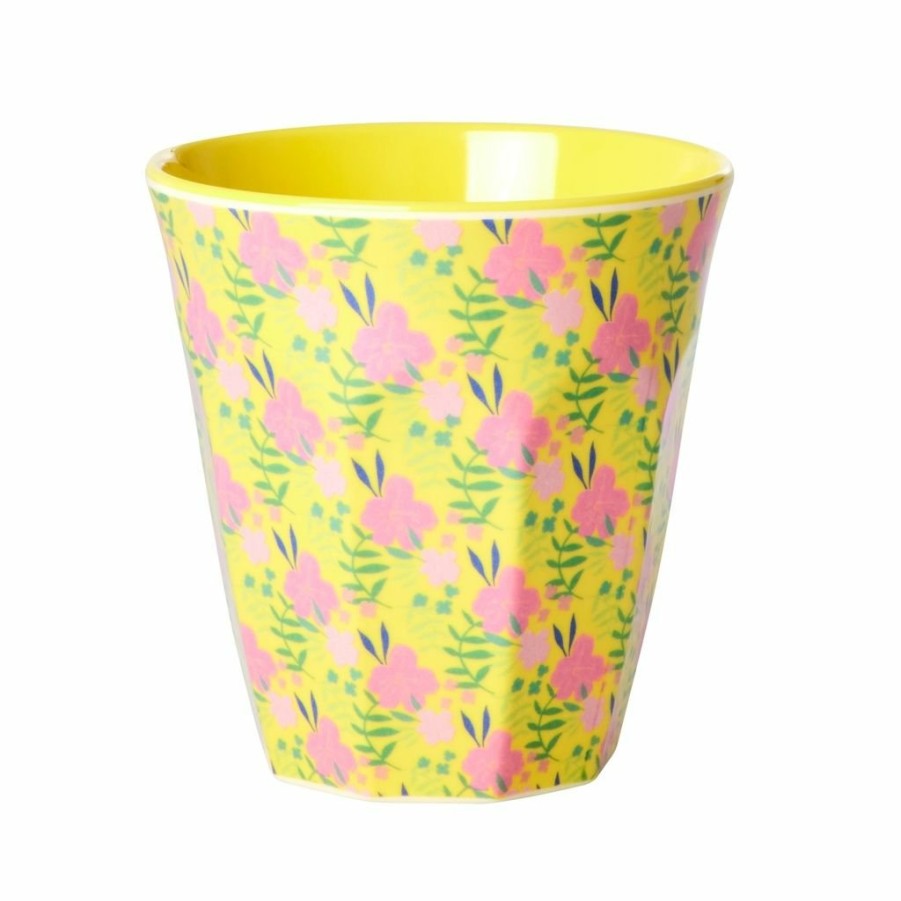 Kerst Tip Rice | Middelgrote Melamine Beker Sunny Days Print