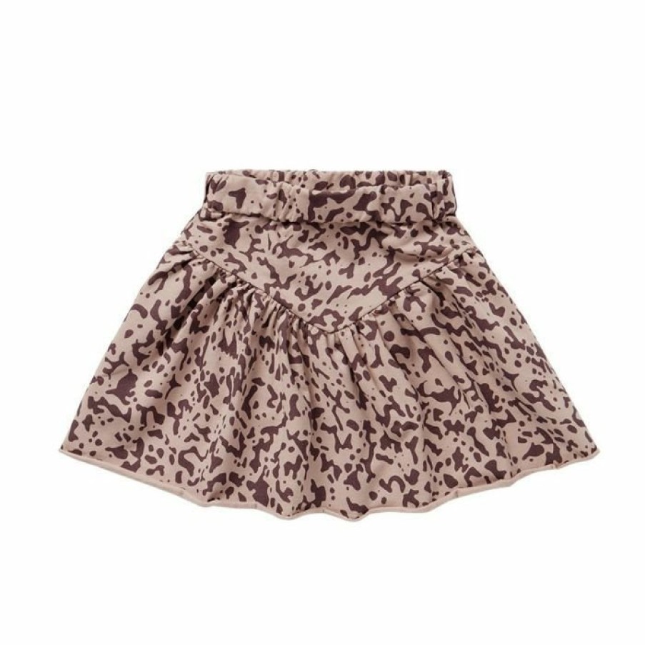 Clothing Mingo | Mingo Skirt Speckle Rose Grey