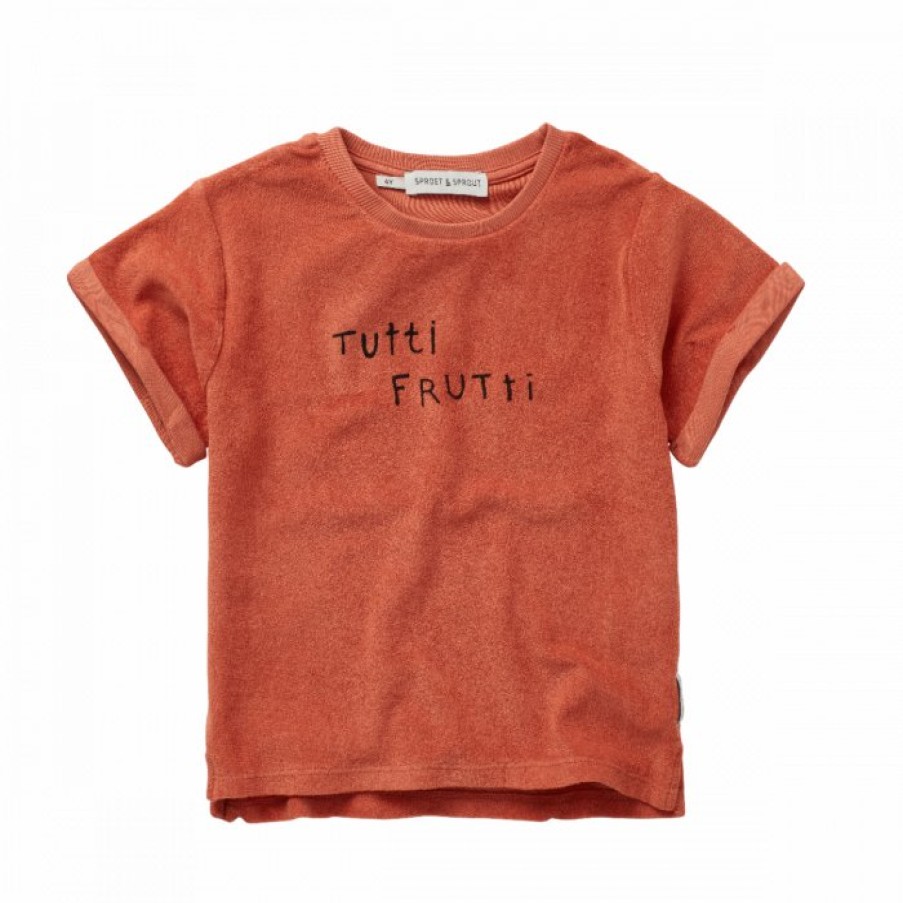 Clothing Sproet & Sprout | Sproet & Sprout Terry T-Shirt Tutti Frutti