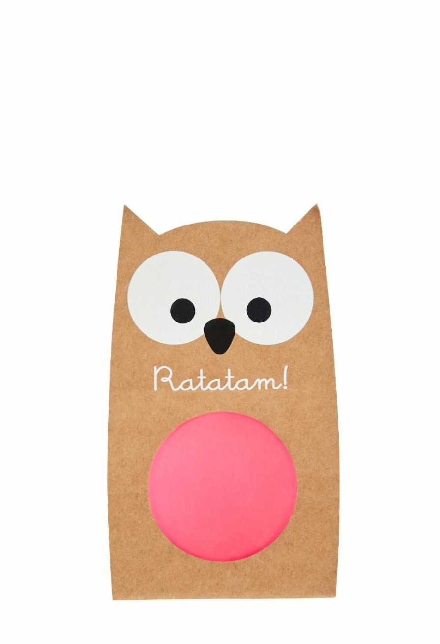 Clothing Ratatam | Ratatam Stuiterbal Glow In The Dark - Roze