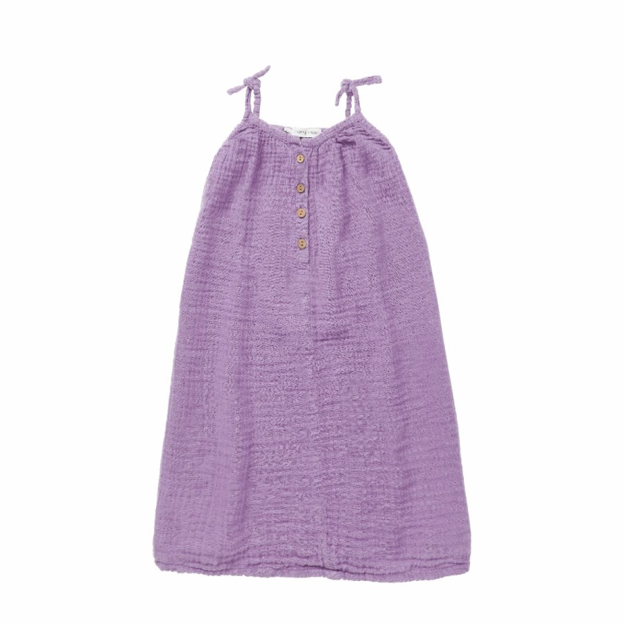 Clothing Sproet & Sprout | Sproet & Sprout Woven Jurkje Lila