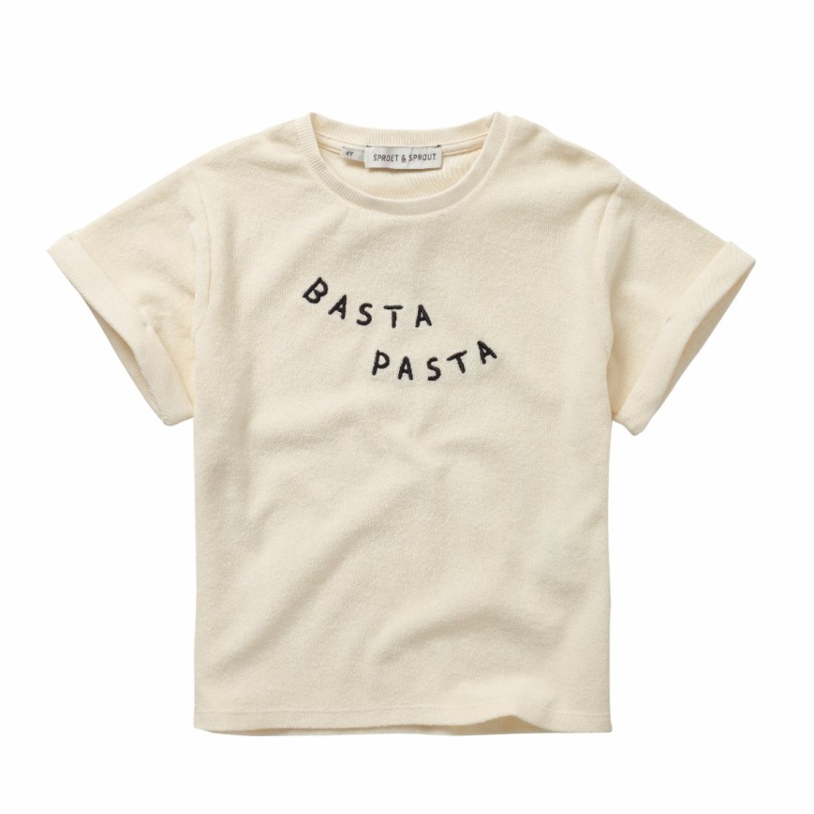 Clothing Sproet & Sprout | Sproet & Sprout Terry T-Shirt Basta Pasta