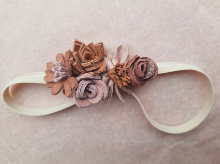 Bags Atelier Ovive | Atelier Ovive Wilde Flower Head Band Brown Babysize