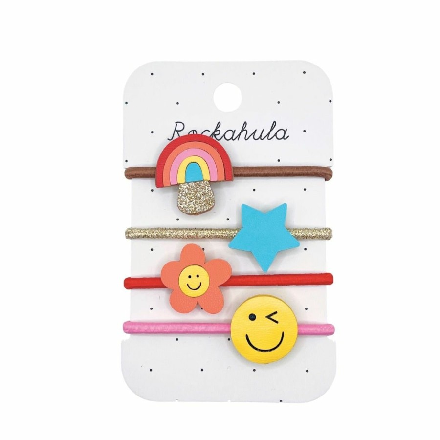 Clothing Rockahula | Regenboog Smiley Elastiekjes