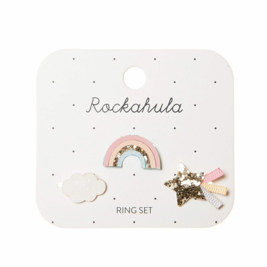 Clothing Rockahula | Sorbet Rainbow Ring Set