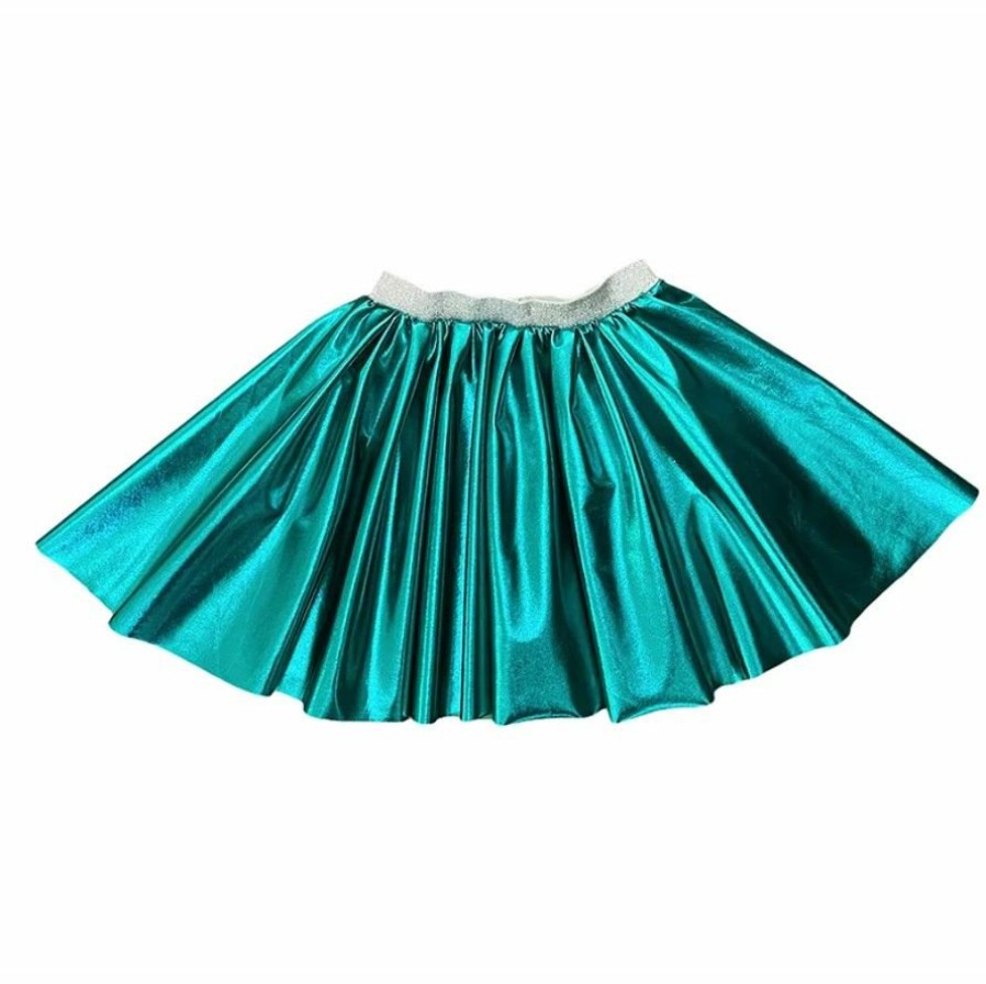 Clothing Ratatam | Ratatam Metallic Rokje Groen