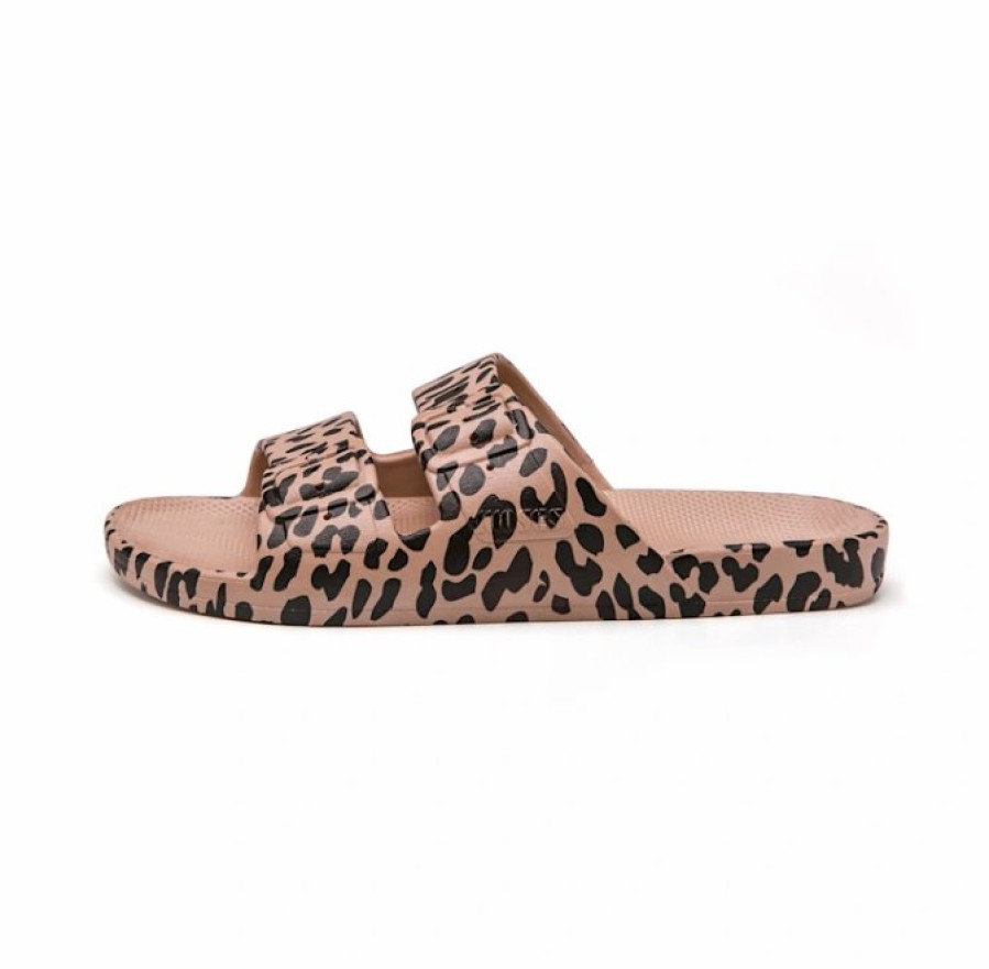 Mama Freedom Moses | Freedom Moses Slippers Leo Camel