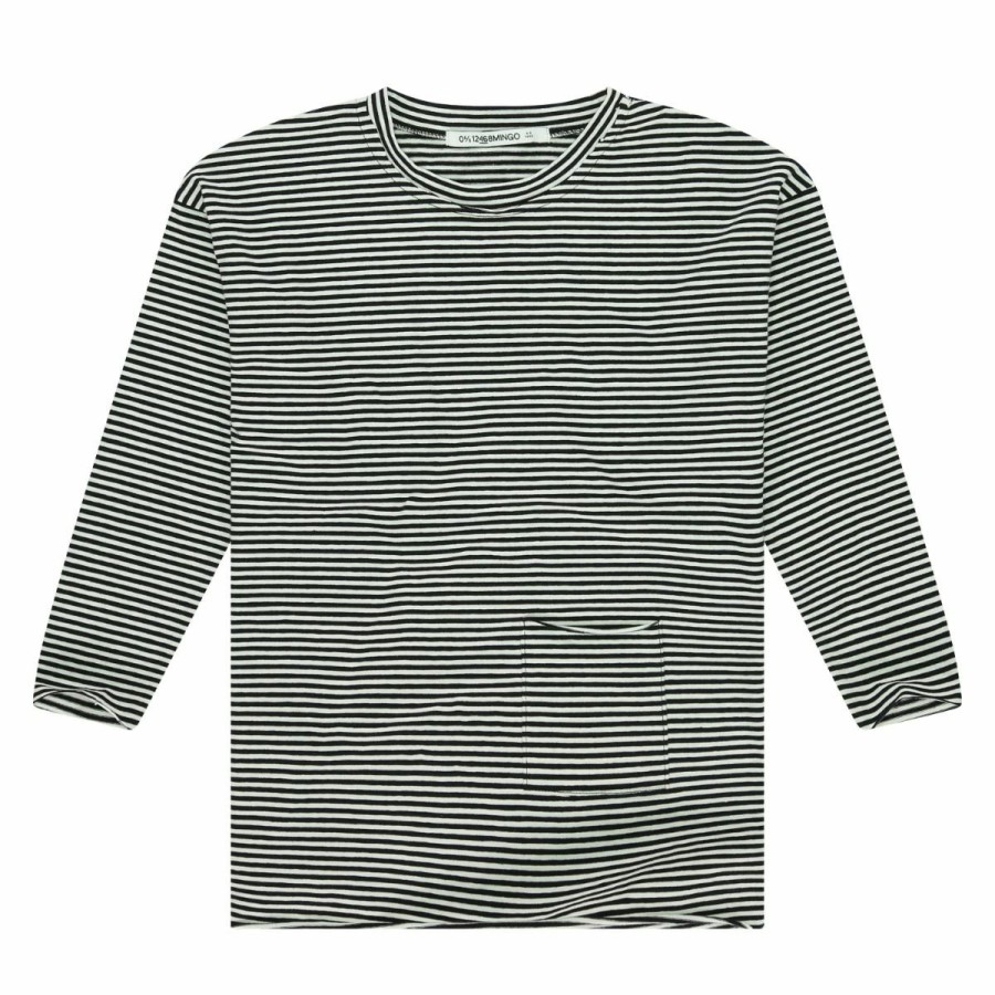 Clothing Mingo | Mingo Oversized Longsleeve Stripe