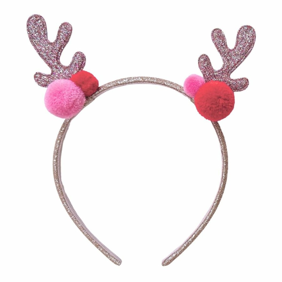 Kerst Tip Rockahula | Jolly Pom Pom Rendier Haarband