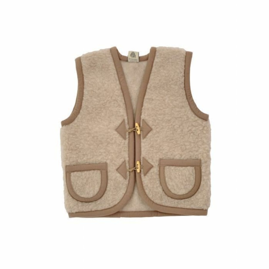 Kerst Tip Alwero | Alwero Bodywarmer Alpen Junior Beige